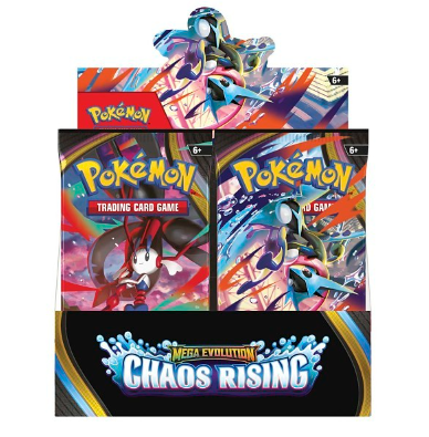 Pokémon TCG: Mega Evolution-Chaos Rising Booster Display Box (36 Packs)