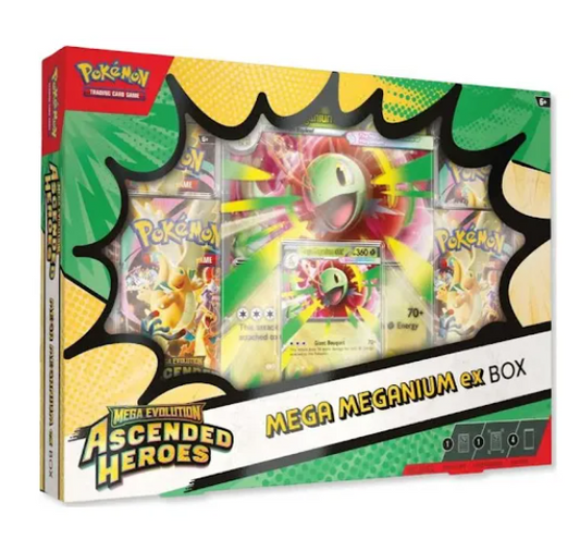 Pokemon Tcg Mega Meganium Ex Box Ascended Heroes Ingles