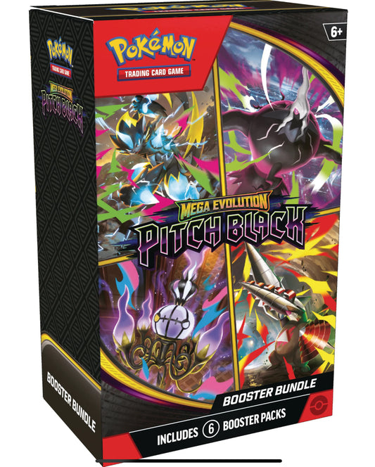 PREVENTA Pokemon TCG: Mega Evolution Pitch Black - Booster Bundle en Ingles